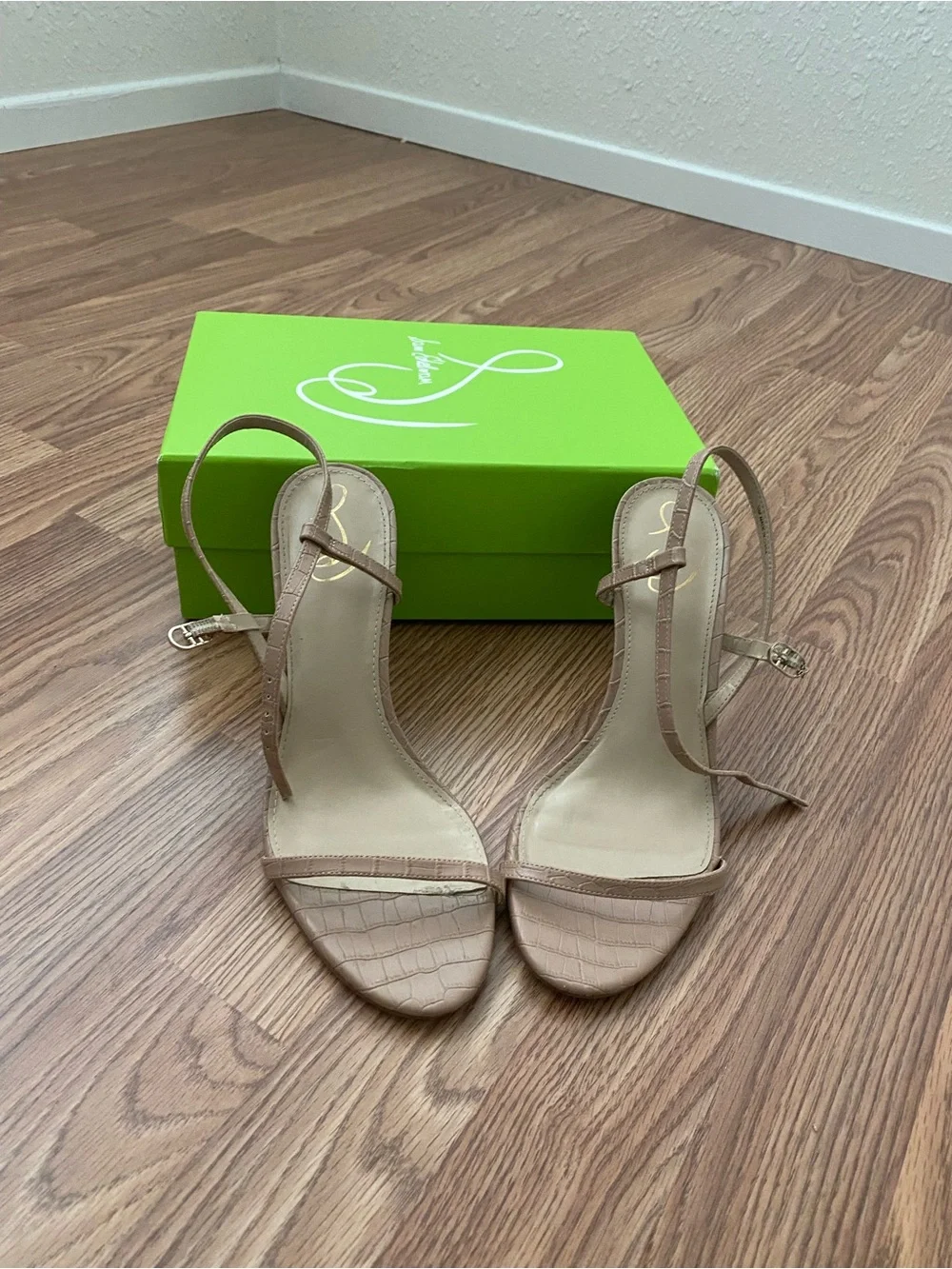 Sam Edelman Strappy Nude High Heel Sandals